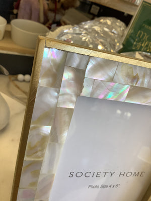 Mother of Pearl Inlay Photo Frame - 4x6