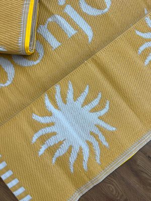 Bonjour Soleil Picnic/Beach Mat - Ombre