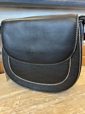 Adessa Shoulder Handbag - Brixton - Nero/Nude