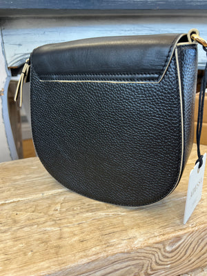 Adessa Shoulder Handbag - Brixton - Nero/Nude