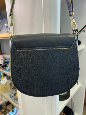 Adessa Shoulder Handbag - Brixton - Nero/Nude