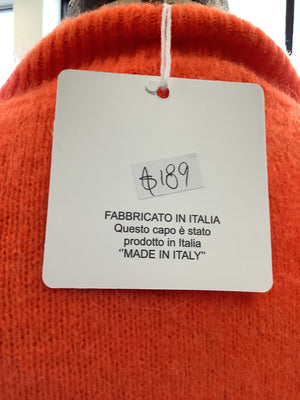 Italian Knit Jumper - Orange