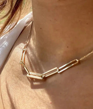 ZAG Turing Necklace - Gold