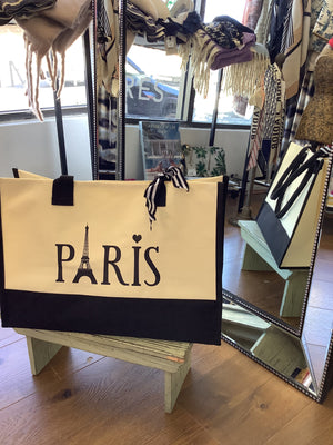 Cotton Carry Tote - Paris