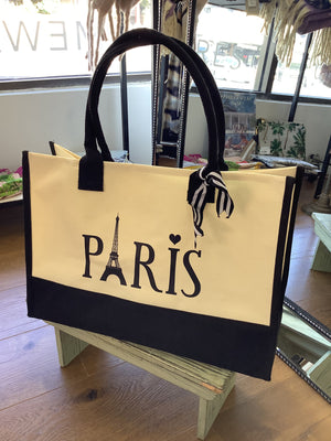 Cotton Carry Tote - Paris