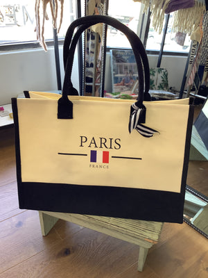 Cotton Carry Tote - Paris