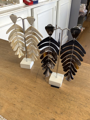 Feather Drop Earrings - Various