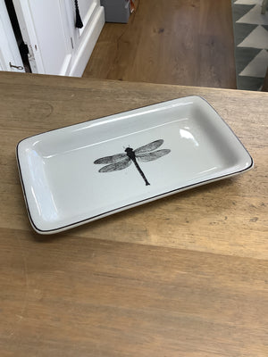 Dragonfly Ceramic Dish