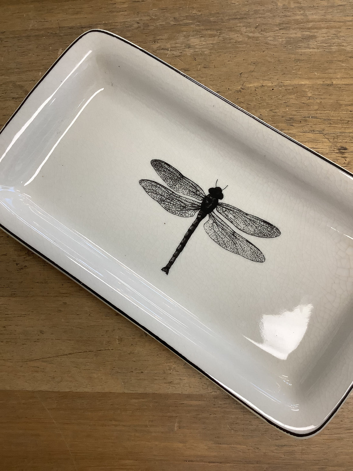 Dragonfly Ceramic Dish