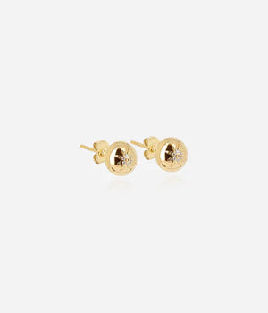 ZAG Hina Earrings - Gold & Crystal