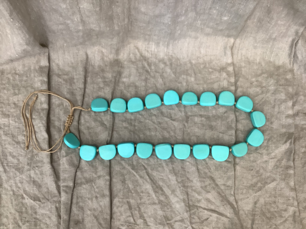 Sandy Necklace - Aqua