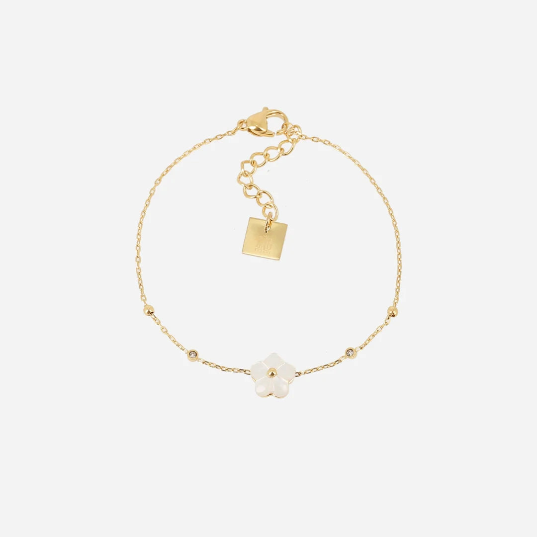 ZAG Florette Bracelet - Gold / Mother of Pearl