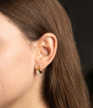 Elodie Earrings - Gold / Mother of Pearl