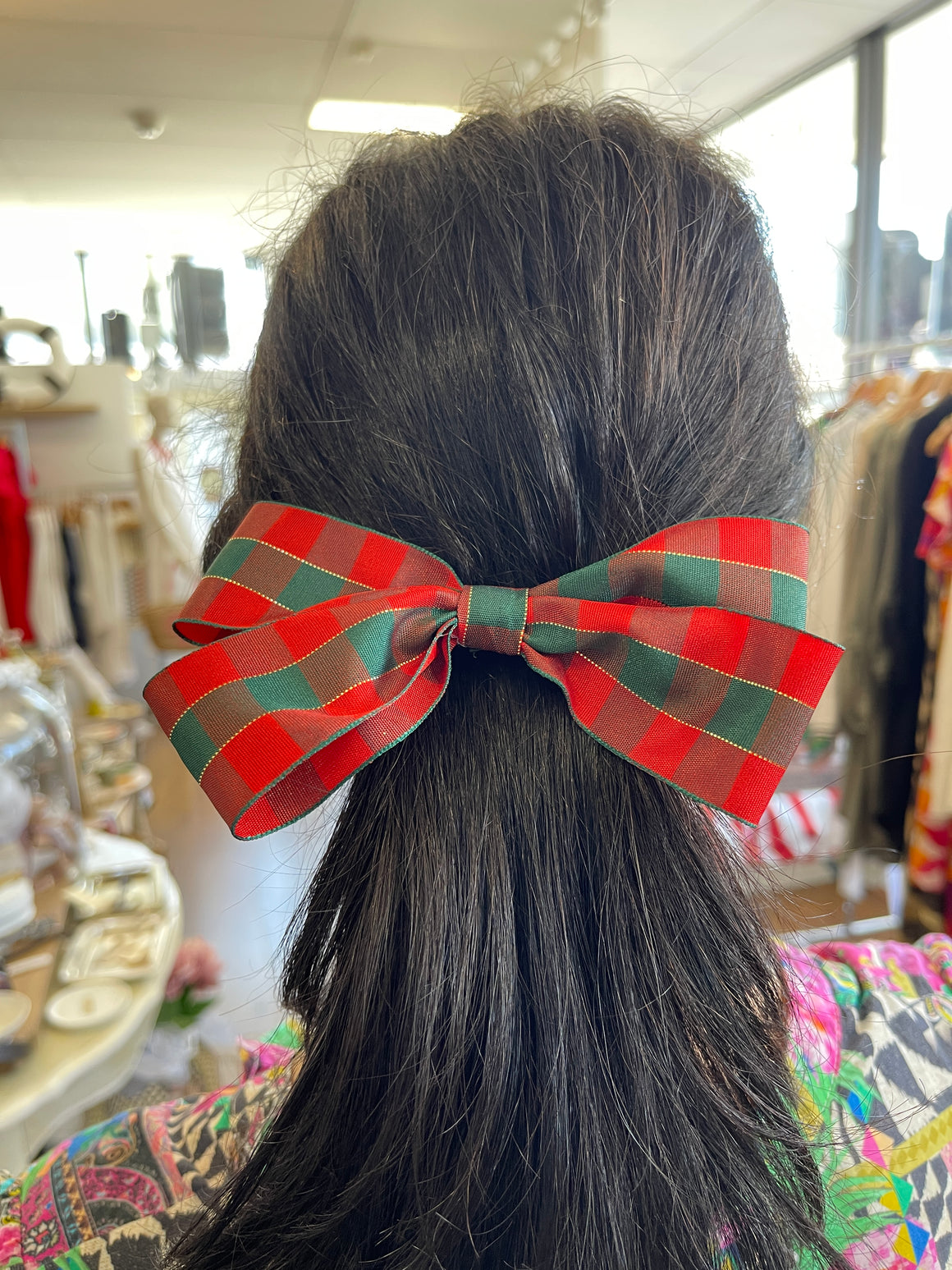 Hand Made Christmas Hair Bow