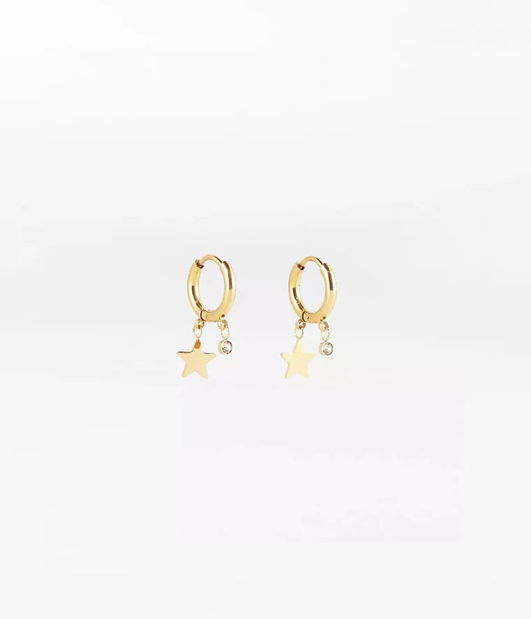 Lucky Star Earrings - Gold