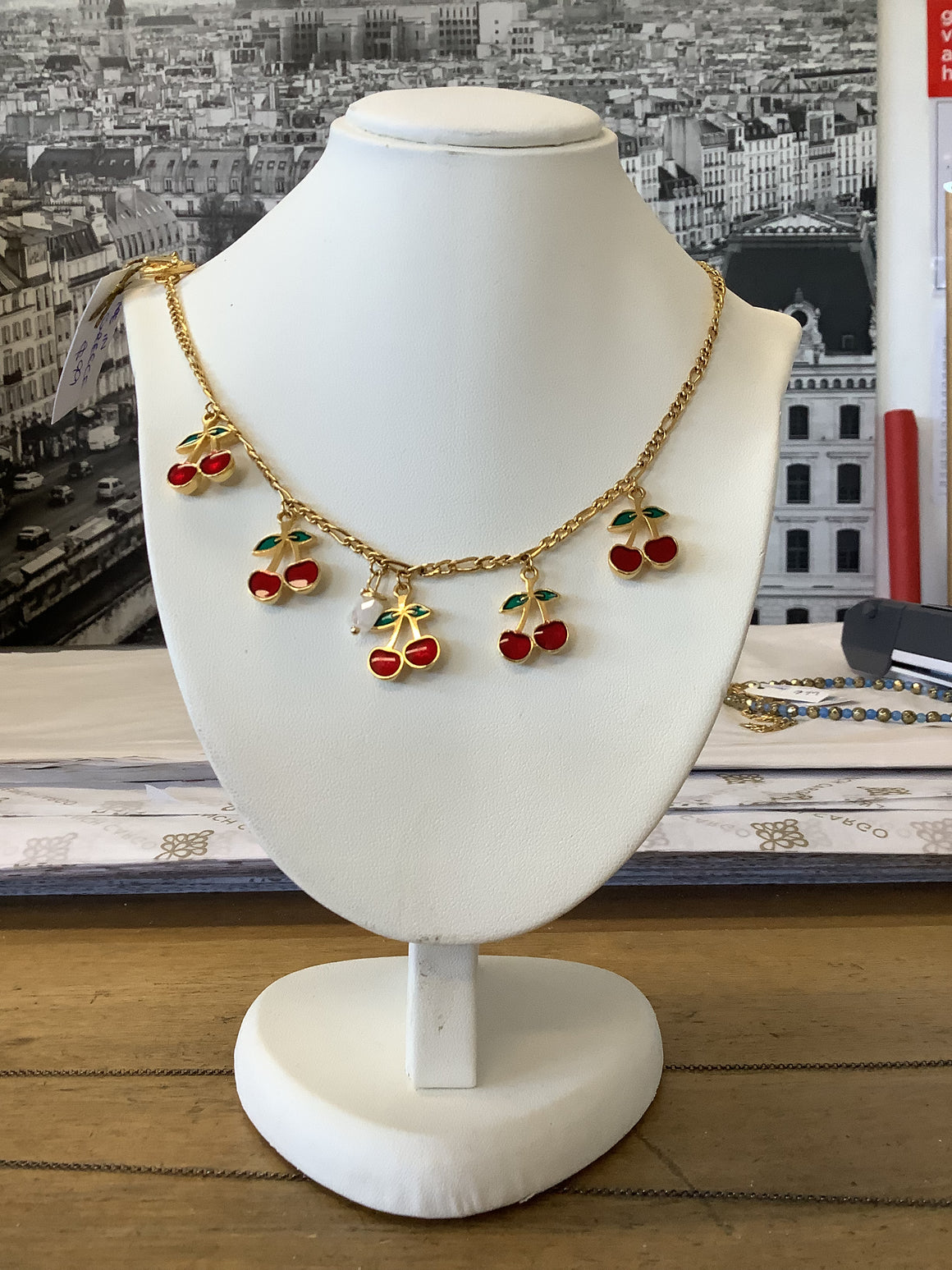 Greek Cherry Necklace