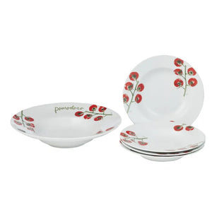 Ceramic 5 piece Pomodoro Pasta set