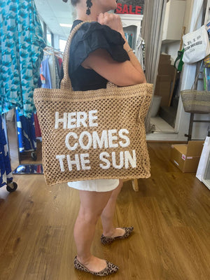 Here Comes the Sun Bag - Natural