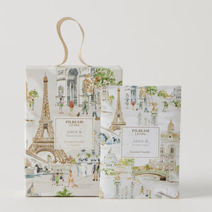 Amour Scented Mini Sachets Set of 4 - French Linen