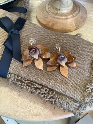 Alinta Earring - Caramel