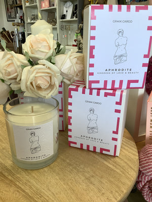 Aphrodite Soy Candle by Greek Cargo
