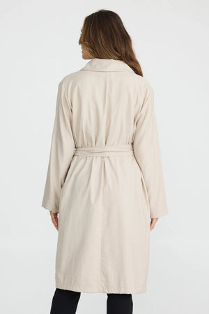 Parker Trench Coat - Stone