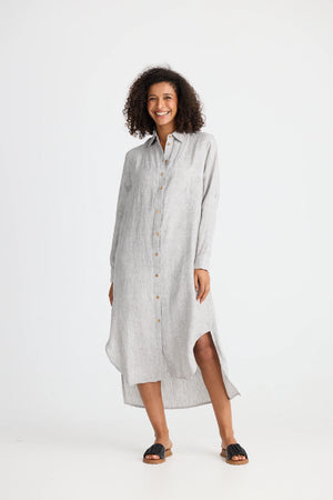Castro Overshirt - Charcoal Fleck