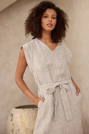 Sebou Dress - Charcoal Fleck