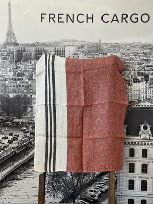 Rouge and Blanc (Red and White) Linen Tea Towel