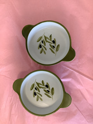 Small Olive Bowl with Handles