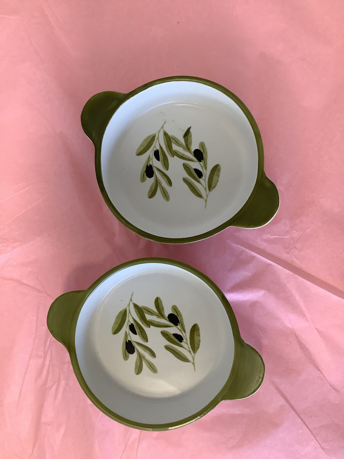 Small Olive Bowl with Handles