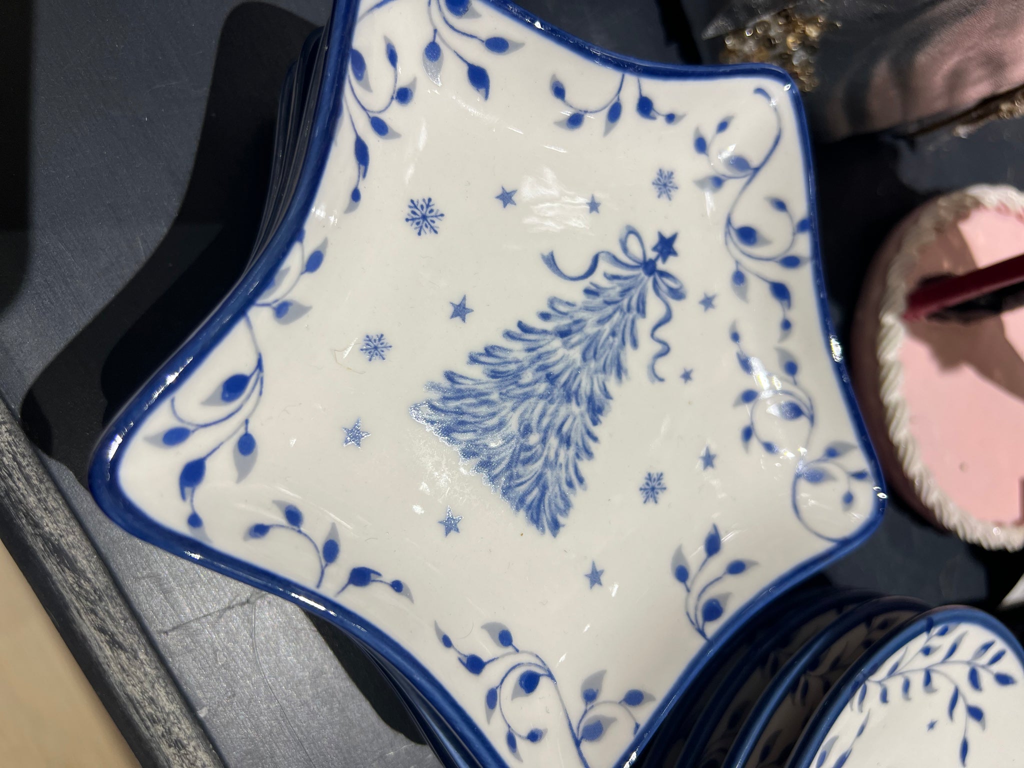 Nutcracker Wonderland Trinket Tray - Star/Heart/Tree