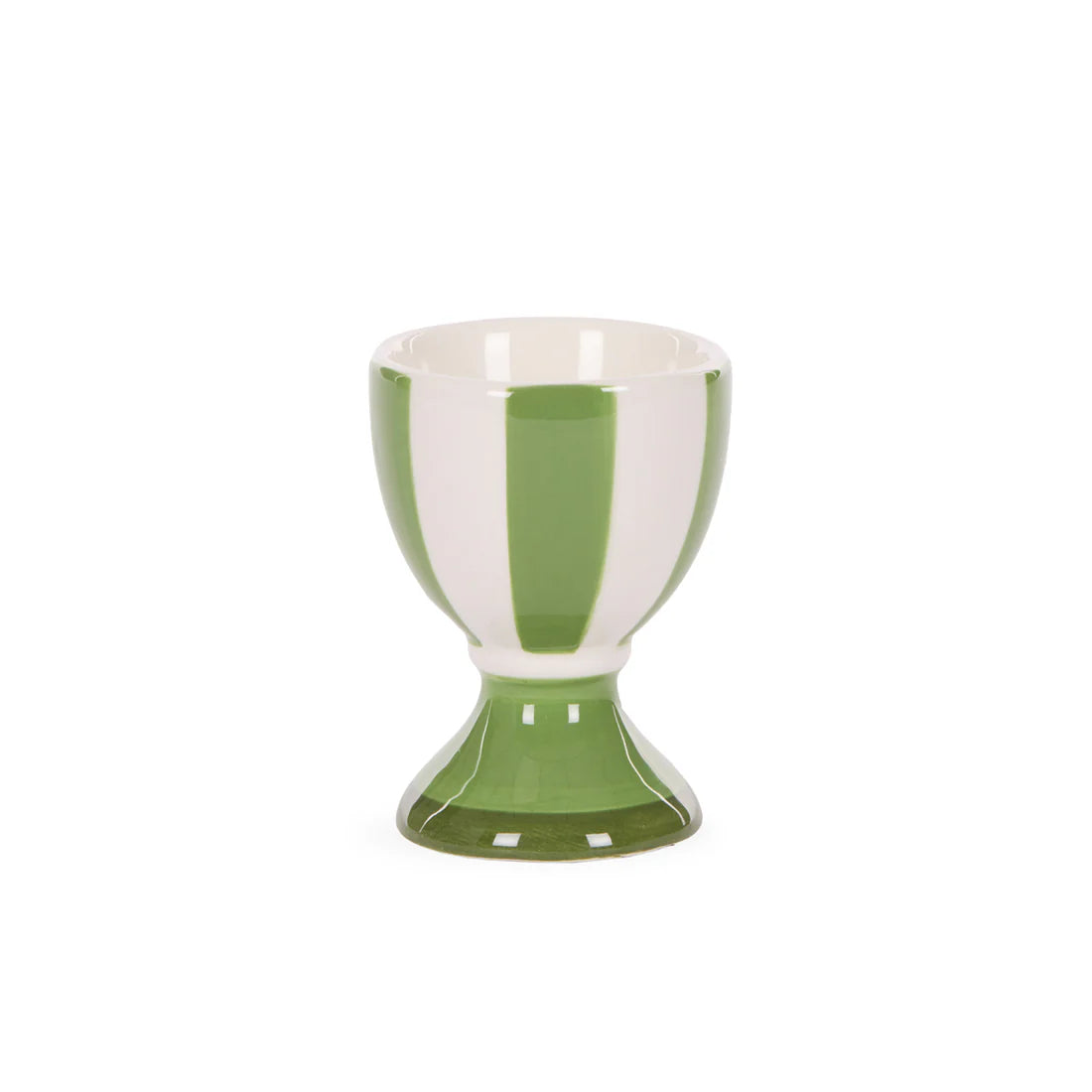 Green Stripe Egg Cup