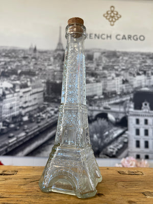 Eiffel Tower Glass Bottle Jar