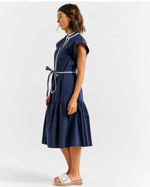 Mari Dress - Navy