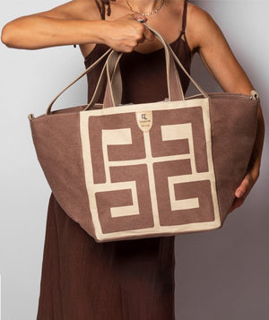 Gaia Beach Bag - Mocha