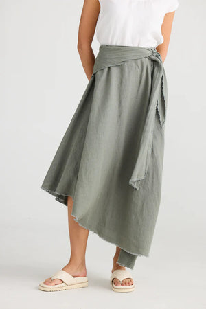 The Natural Edit Skirt - Natural Jacquard