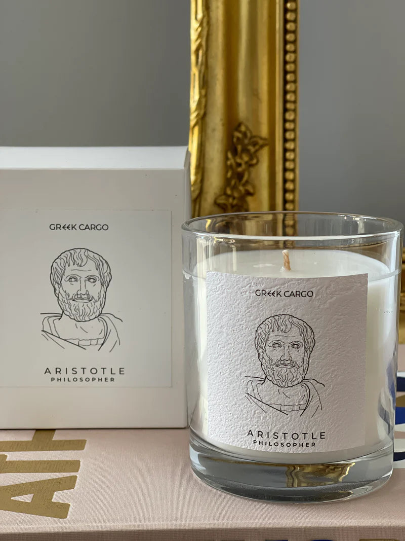 Aristotle - Soy Wax Candle by Greek Cargo