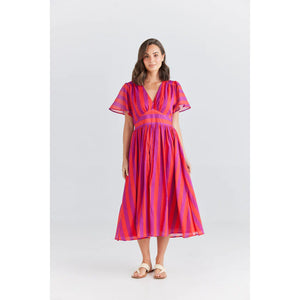 Blossom Dress - Yuzu Stripe