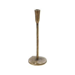 Antique gold candleholder small 36cm height 