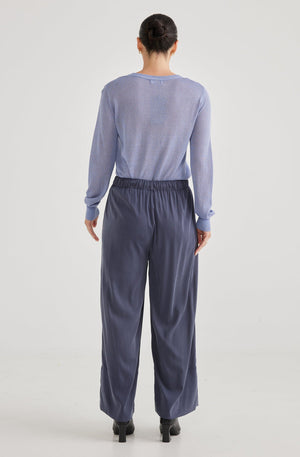 Calipso Wide Leg Pants - Admiral Navy