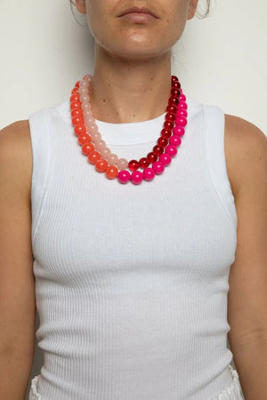 Catherine Necklace - Pink