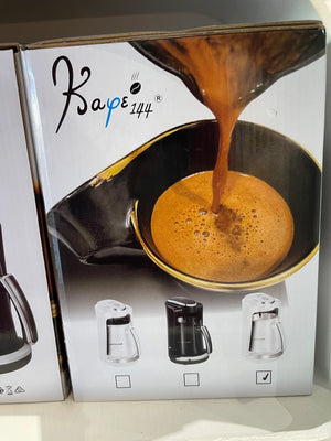 Greek/Turkish Coffee Machine Touch Screen Kafe 144 Stainless Steel Brewing Jug by Maggazi