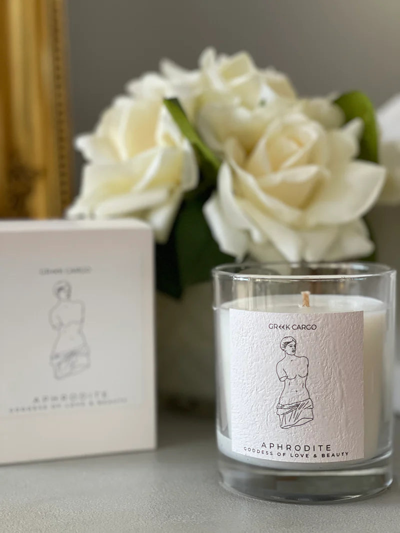 Aphrodite Soy Candle by Greek Cargo