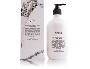 SALUS Geranium & Juniper Berry Body Wash 500ml