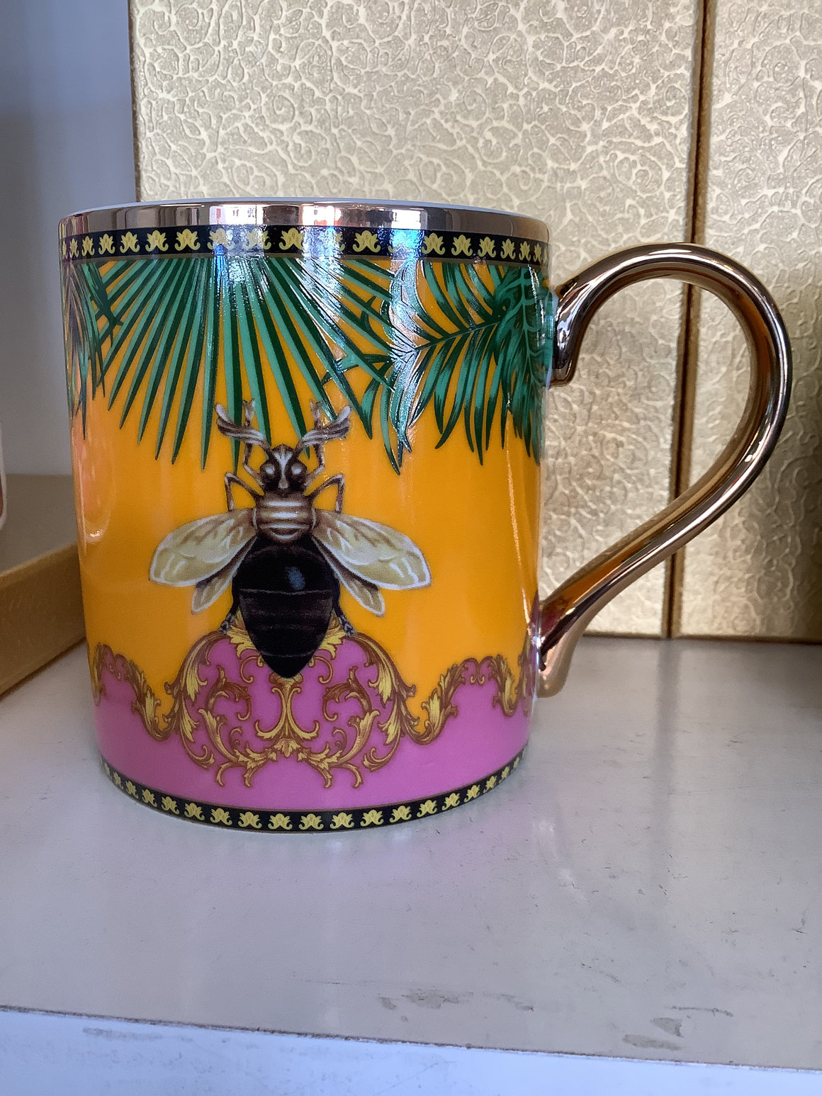 Decorative Ceramic Mug - Bee Autumn