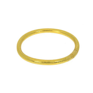 Isobel Thick Tube Bangle - Gold/Silver/Champagne