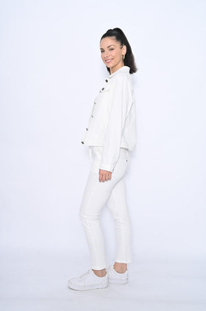 Cali Light Denim Pant - White