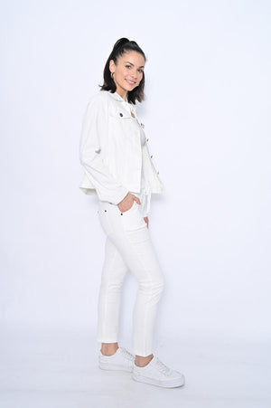 Cali Light Denim Pant - White