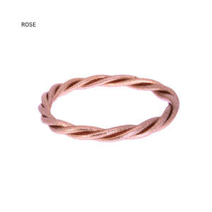 Josephine Single Twist Bangle - Gold/Silver/Champagne